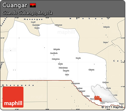Classic Style Simple Map of Cuangar
