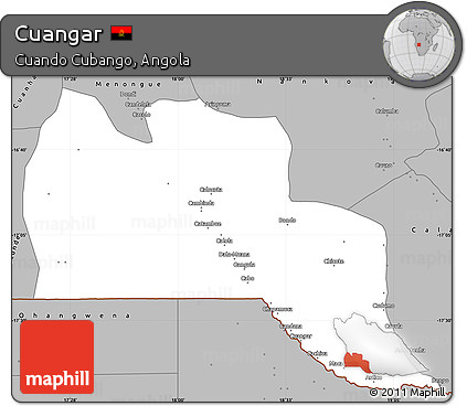 Gray Simple Map of Cuangar