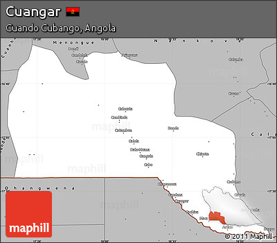 Gray Simple Map of Cuangar