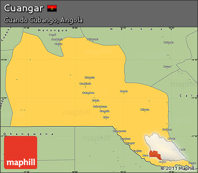 Savanna Style Simple Map of Cuangar