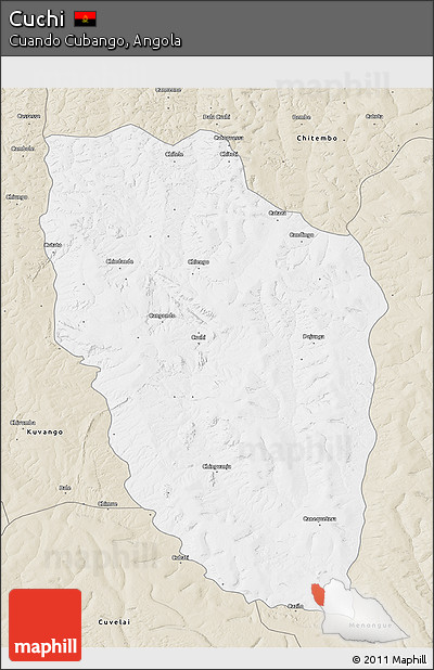 Classic Style 3D Map of Cuchi