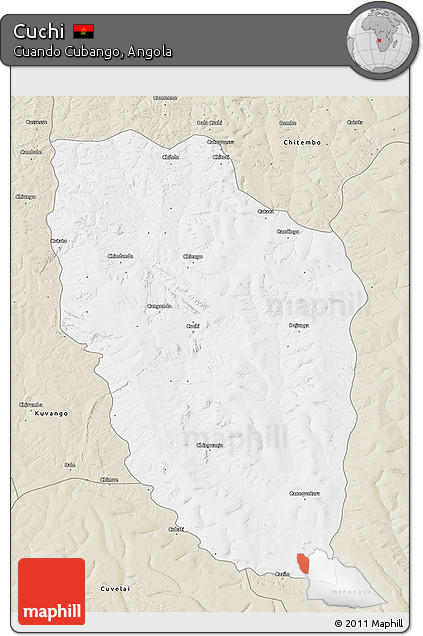 Classic Style 3D Map of Cuchi
