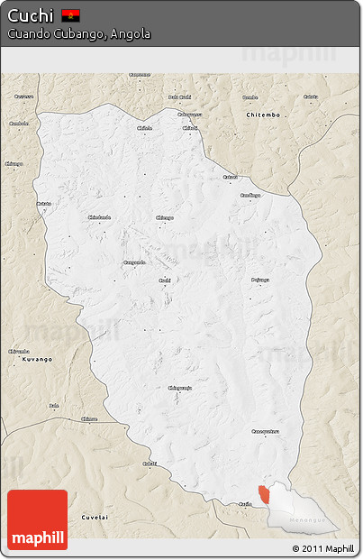 Classic Style 3D Map of Cuchi