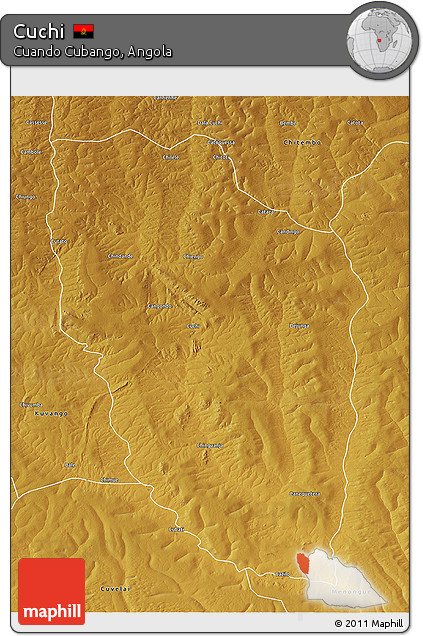 Physical 3D Map of Cuchi