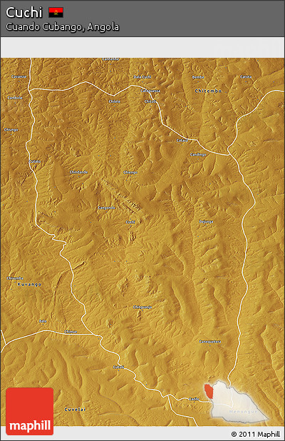 Physical 3D Map of Cuchi