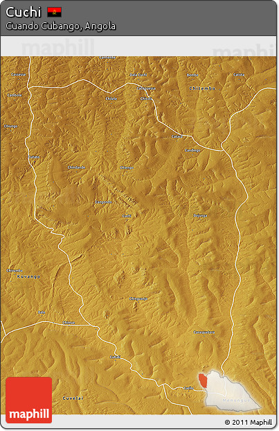 Physical 3D Map of Cuchi