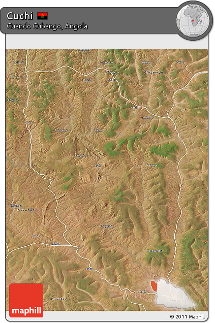 Satellite 3D Map of Cuchi