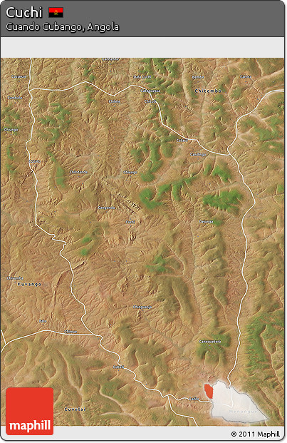 Satellite 3D Map of Cuchi