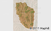 Satellite 3D Map of Cuchi, lighten