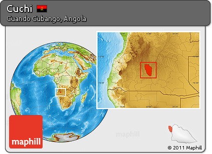 Physical Location Map of Cuchi