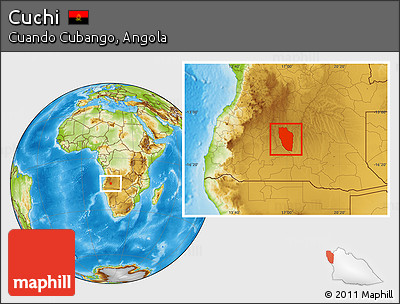Physical Location Map of Cuchi