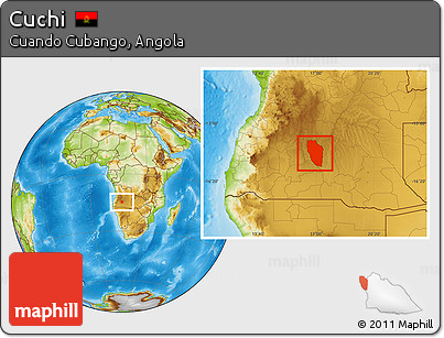 Physical Location Map of Cuchi
