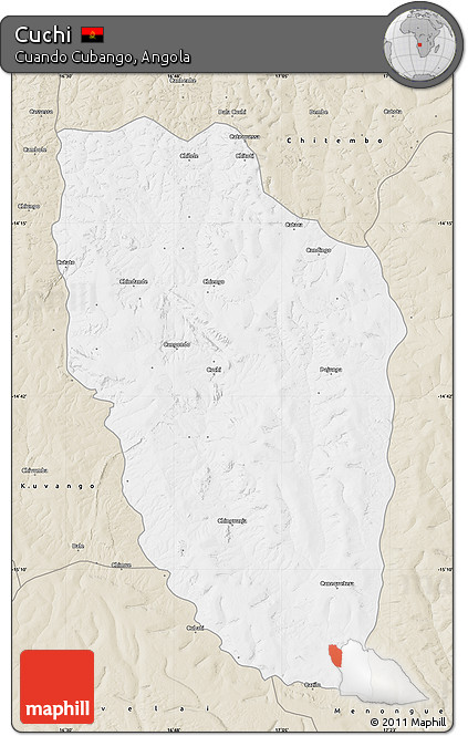 Classic Style Map of Cuchi