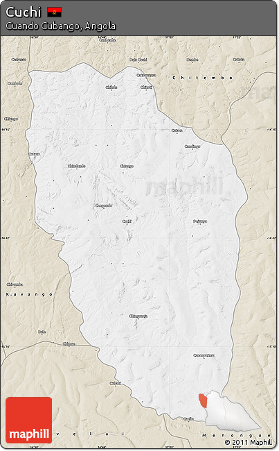 Classic Style Map of Cuchi