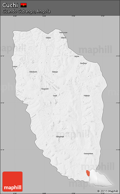Gray Map of Cuchi, single color outside