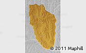 Physical Map of Cuchi, lighten, desaturated