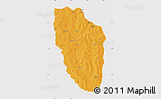 Political Map of Cuchi, cropped outside