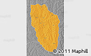 Political Map of Cuchi, desaturated