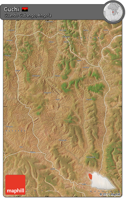 Satellite Map of Cuchi
