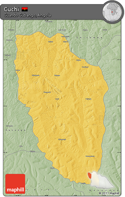 Savanna Style Map of Cuchi