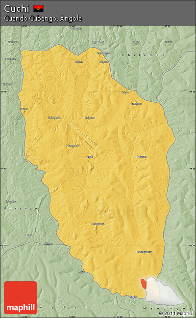 Savanna Style Map of Cuchi