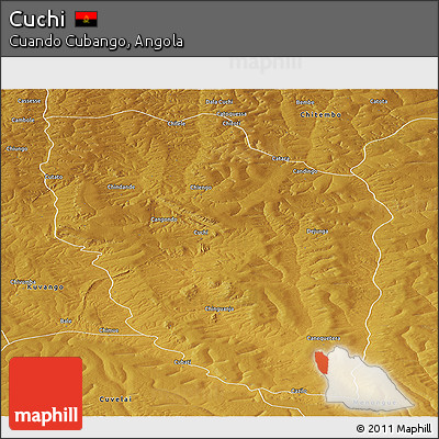Physical Panoramic Map of Cuchi
