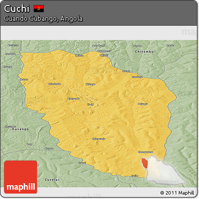 Savanna Style Panoramic Map of Cuchi