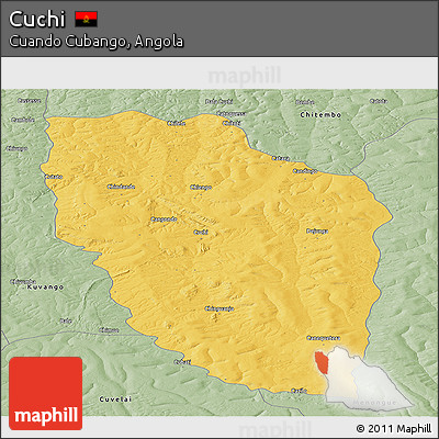 Savanna Style Panoramic Map of Cuchi