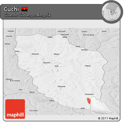 Silver Style Panoramic Map of Cuchi