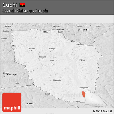 Silver Style Panoramic Map of Cuchi