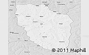 Silver Style Panoramic Map of Cuchi