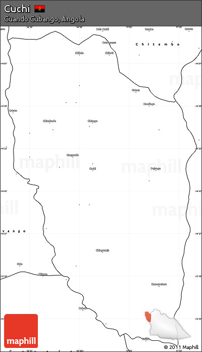 Blank Simple Map of Cuchi