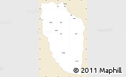 Classic Style Simple Map of Cuchi, single color outside