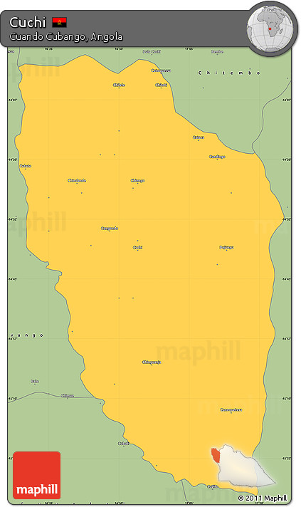Savanna Style Simple Map of Cuchi