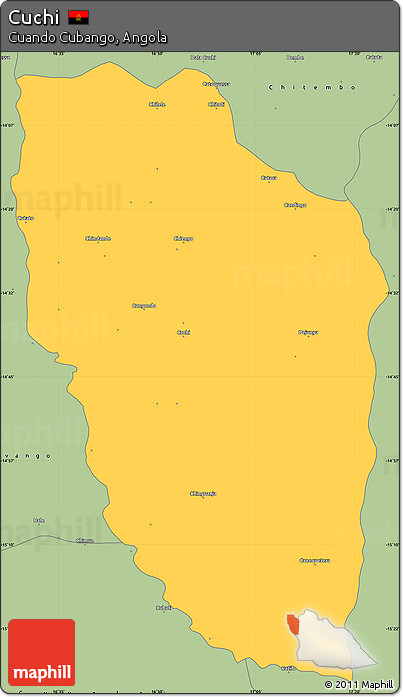 Savanna Style Simple Map of Cuchi