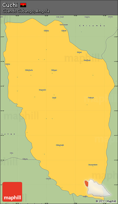 Savanna Style Simple Map of Cuchi