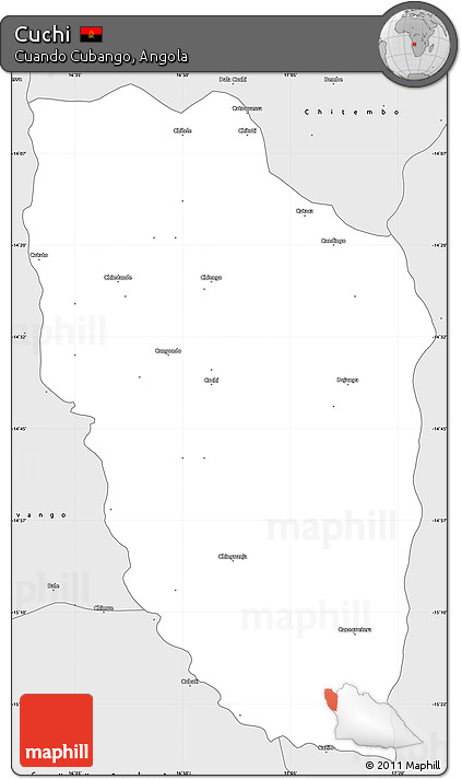 Silver Style Simple Map of Cuchi