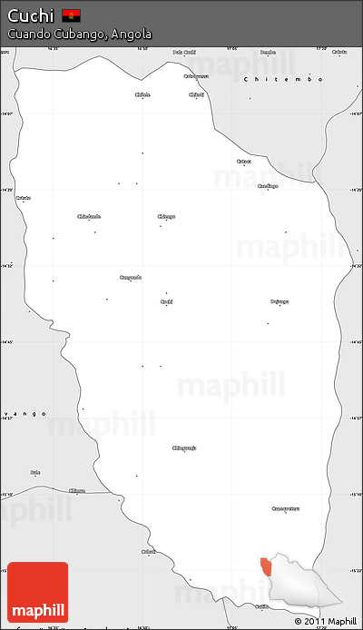 Silver Style Simple Map of Cuchi