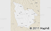 Classic Style 3D Map of Cuito Cuanavale