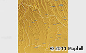 Physical 3D Map of Cuito Cuanavale