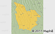 Savanna Style 3D Map of Cuito Cuanavale