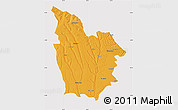Political Map of Cuito Cuanavale, cropped outside