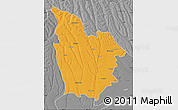 Political Map of Cuito Cuanavale, desaturated