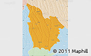 Political Map of Cuito Cuanavale, lighten