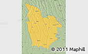 Savanna Style Map of Cuito Cuanavale