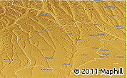 Physical Panoramic Map of Cuito Cuanavale