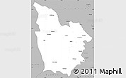 Gray Simple Map of Cuito Cuanavale