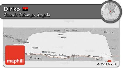 Gray Panoramic Map of Dirico