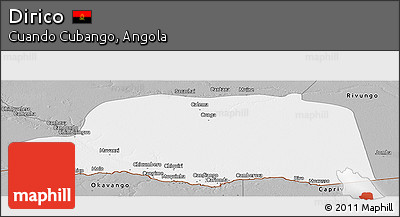 Gray Panoramic Map of Dirico