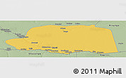 Savanna Style Panoramic Map of Dirico